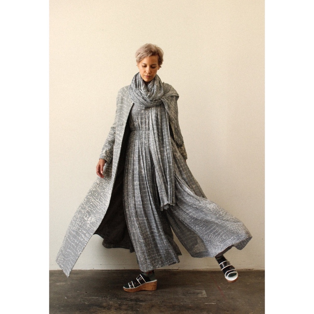 1970’s Demi-couture floor-length coat
